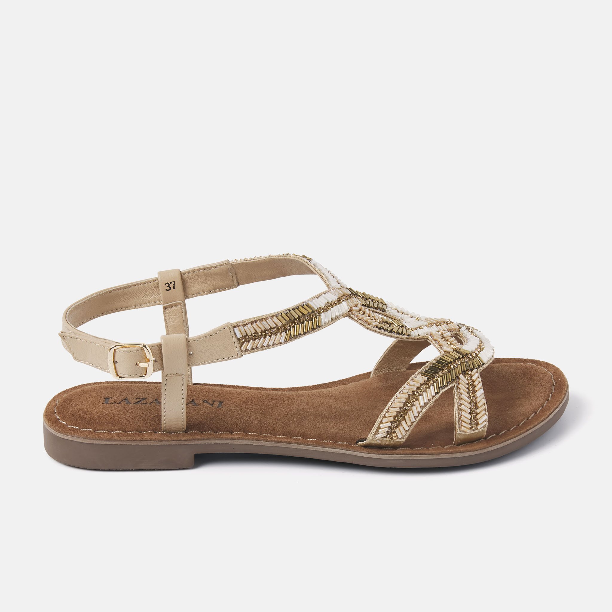 Lazamani sandalen goud online