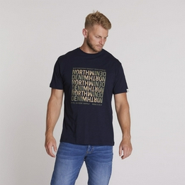 Overview second image: North T-shirt printed