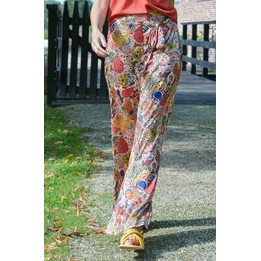 Overview image: Only-M Pantalon wijd ceintuur ghiacci