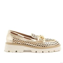 Overview image: Babouche Chunky loafers perforatie