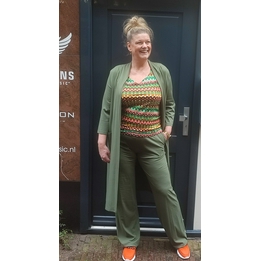 Overview image: Only-M Pantalon elastiek traveltricot