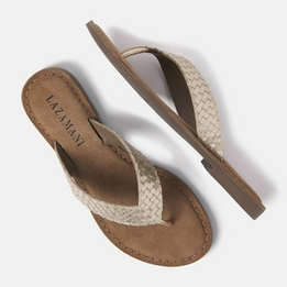 Overview second image: Lazamani Slippers Shiny Weave