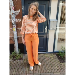 Overview second image: Only-M Pantalon recht koord tequila