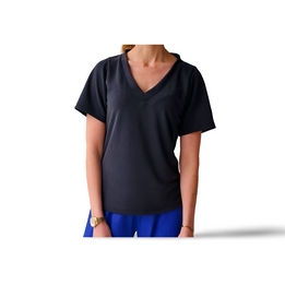 Overview image: Madame Liz V-hals shirt Charlie modal