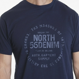 Overview second image: North T-shirt denim print