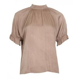 Overview image: 20TO Blouse short sleeve satin