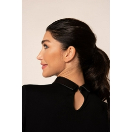 Overview second image: Chiarico Top collar leather