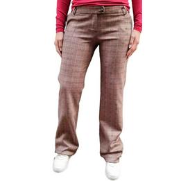 Overview image: Only-M Pantalon wijd 2 knopen ruit