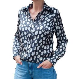 Overview image: Only-M Blouse grote kraag leopardo