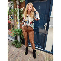 Overview second image: Only-M Pantalon sportief camoscio